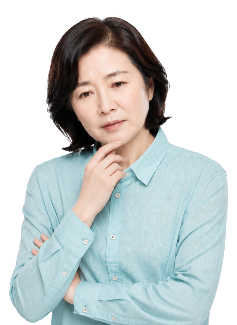 전체 임플란트 가격을 고민하는 여성